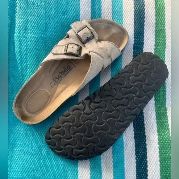 ๐โจHP๐โจ Birkenstock Betula Suede Two buckle Sandals - Light Tan - Picture 12 of 14